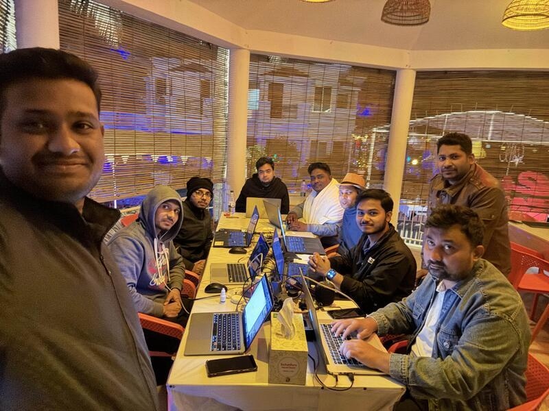 Working from Cox's Bazar - Inani sprint sessions